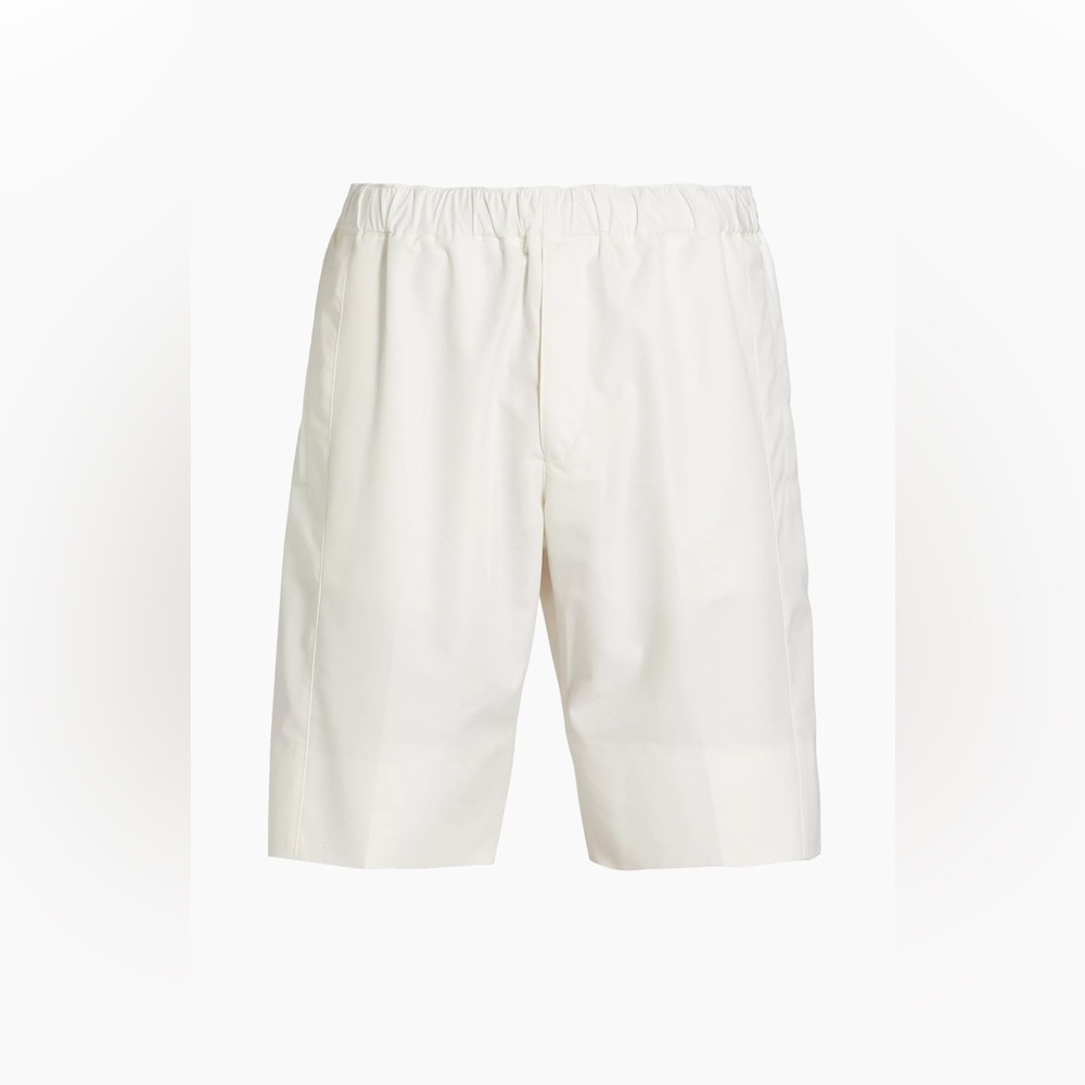 Alexander McQueen Flat-Front Cotton Shorts